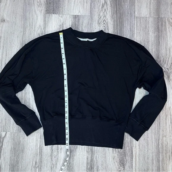 Lululemon Black Long Sleeve Sweatshirt Size 8‎ - Picture 6 of 8